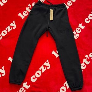 Essentials Black Joggers